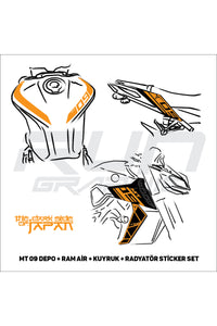 Mt 07 Depo Sticker Mavi