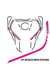 YAMAHA MT 09 2020-2023 ARMA FULL BODY KİT STİCKER SET