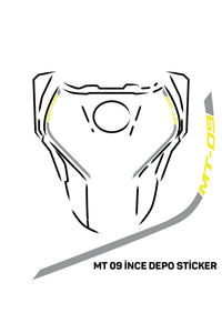 YAMAHA MT 09 2020-2023 ARMA FULL BODY KİT STİCKER SET