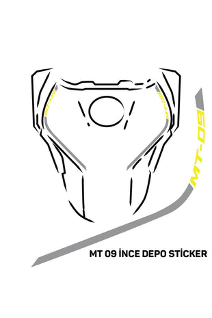 YAMAHA MT 09 2020-2023 ARMA FULL BODY KİT STİCKER SET
