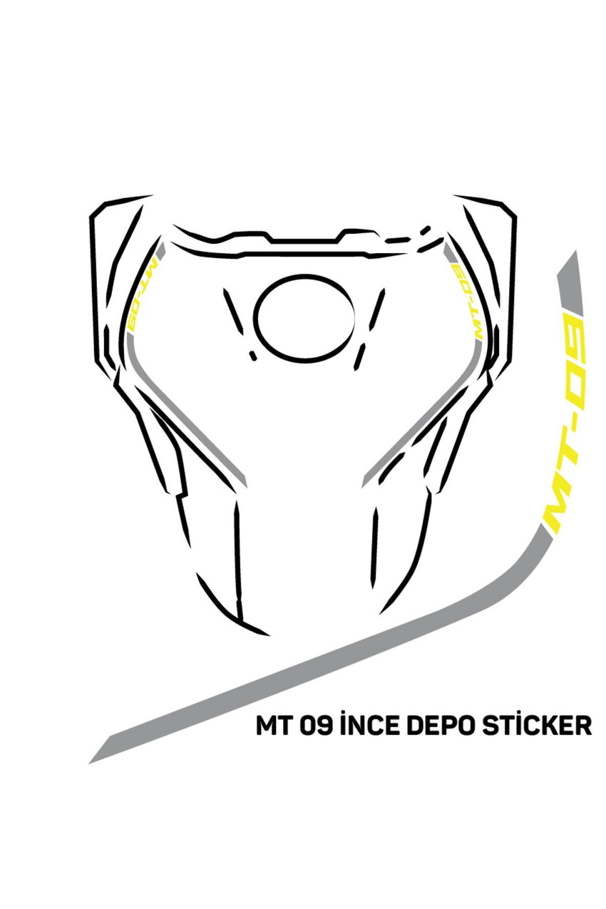 YAMAHA MT 09 2020-2023 ARMA FULL BODY KİT STİCKER SET