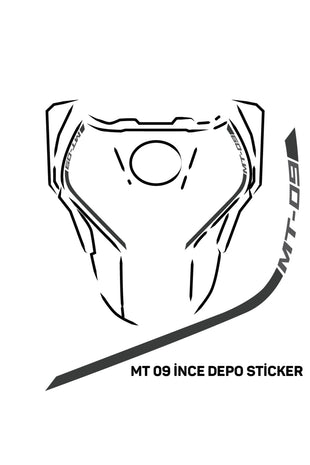 YAMAHA MT 10 Uyumlu SARI SERİTLİ FULL STİCKER SET KIT