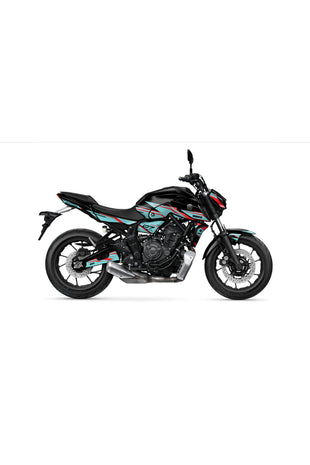 Yamaha Mt 125 Motosiklet Uyumlu Karma Sticker Set Full Body Kıt