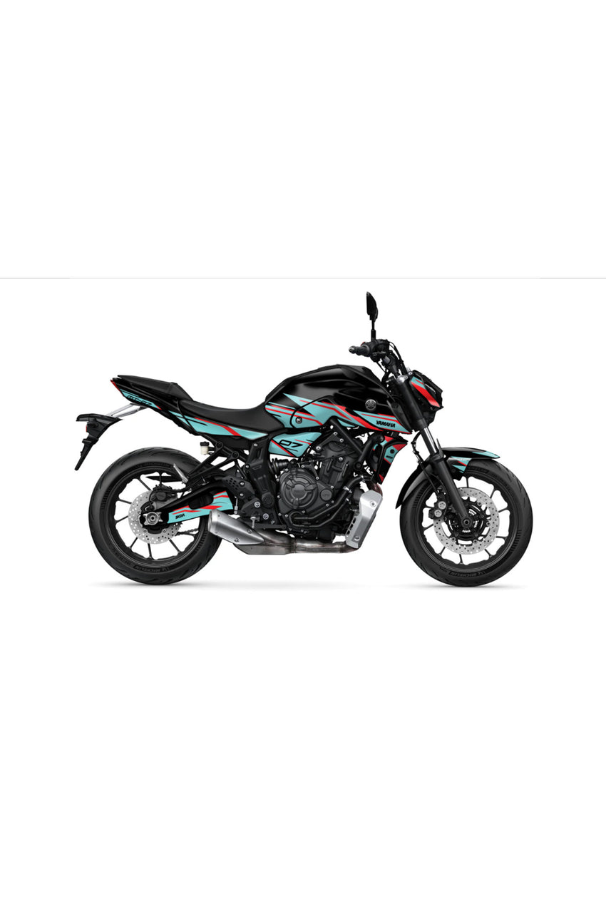 Yamaha Mt 125 Motosiklet Uyumlu Karma Sticker Set Full Body Kıt