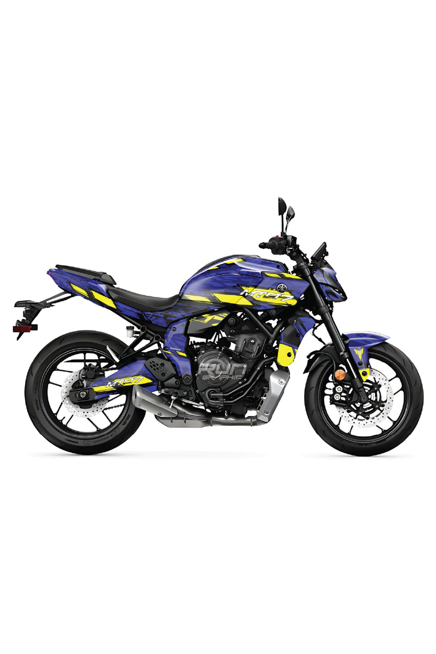 MT 09 BEYAZ KANAL 2014- 2016 FULL STİCKER KİT SET