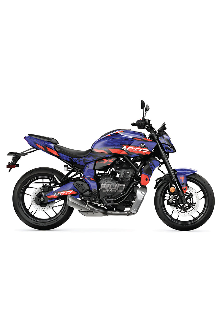 MT 09 BEYAZ KANAL 2014- 2016 FULL STİCKER KİT SET