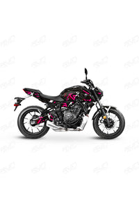 YAMAHA MT-25 2014-2018 ŞERİTLİ GRİ STİCKER SET