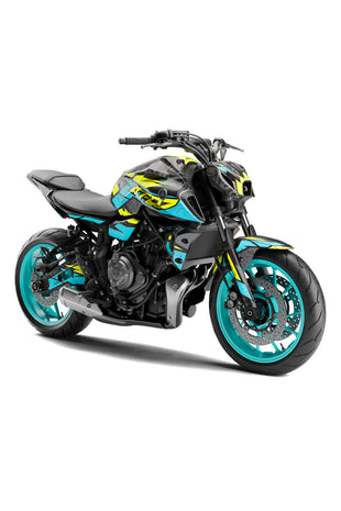 YAMAHA MT-25 2014-2018 SARI STİCKER SET