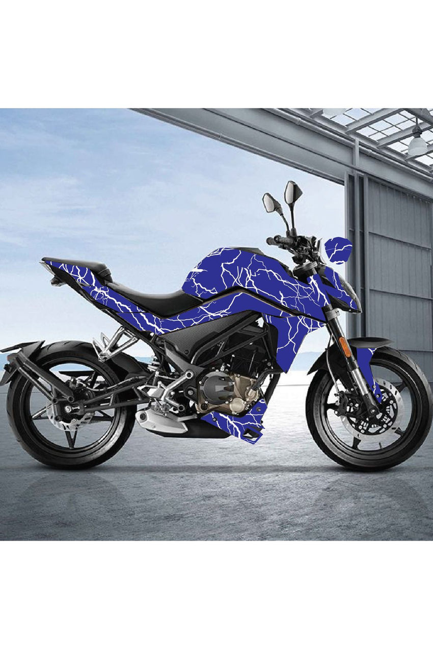 YAMAHA 09 2017-2019 Uyumlu NOİR BLUE STİCKER SET FULL BODY KIT