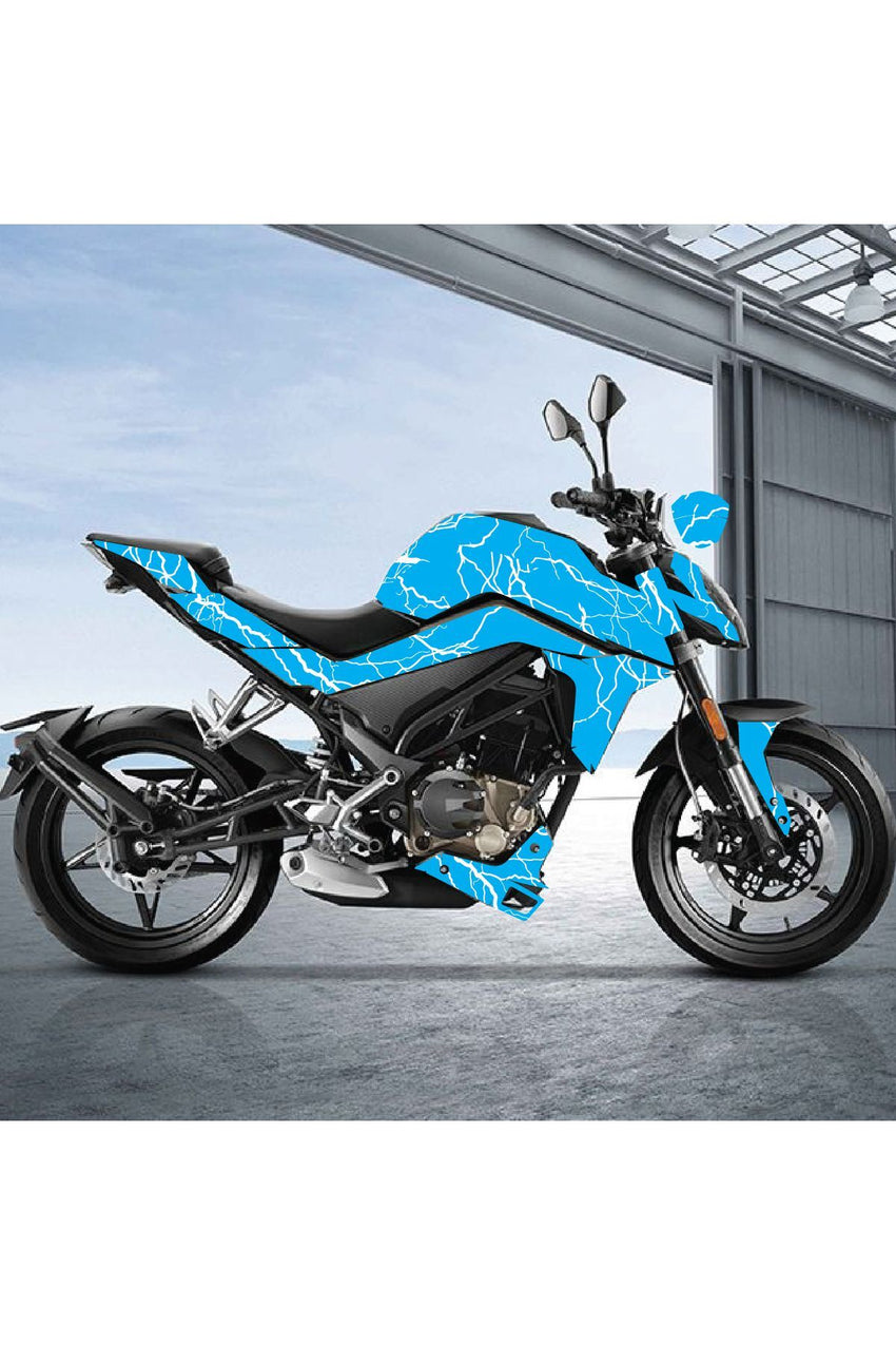 YAMAHA 09 2017-2019 Uyumlu NOİR BLUE STİCKER SET FULL BODY KIT