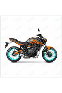 CF Moto NK 250 Gri Cartoon Desenli Tam Kaplama Grafik Kiti, Motosiklet Sticker Seti