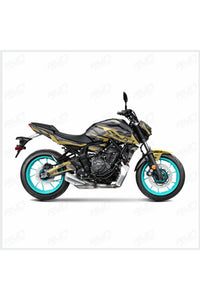 CF Moto NK 250 Gri Kırmızı Cartoon Desenli Tam Kaplama Grafik Kiti, Motosiklet Sticker Seti