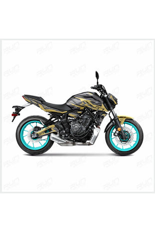CF Moto NK 250 Gri Kırmızı Cartoon Desenli Tam Kaplama Grafik Kiti, Motosiklet Sticker Seti