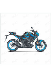 CF Moto NK 250 Kırmızı Cartoon Desenli Tam Kaplama Grafik Kiti, Motosiklet Sticker Seti