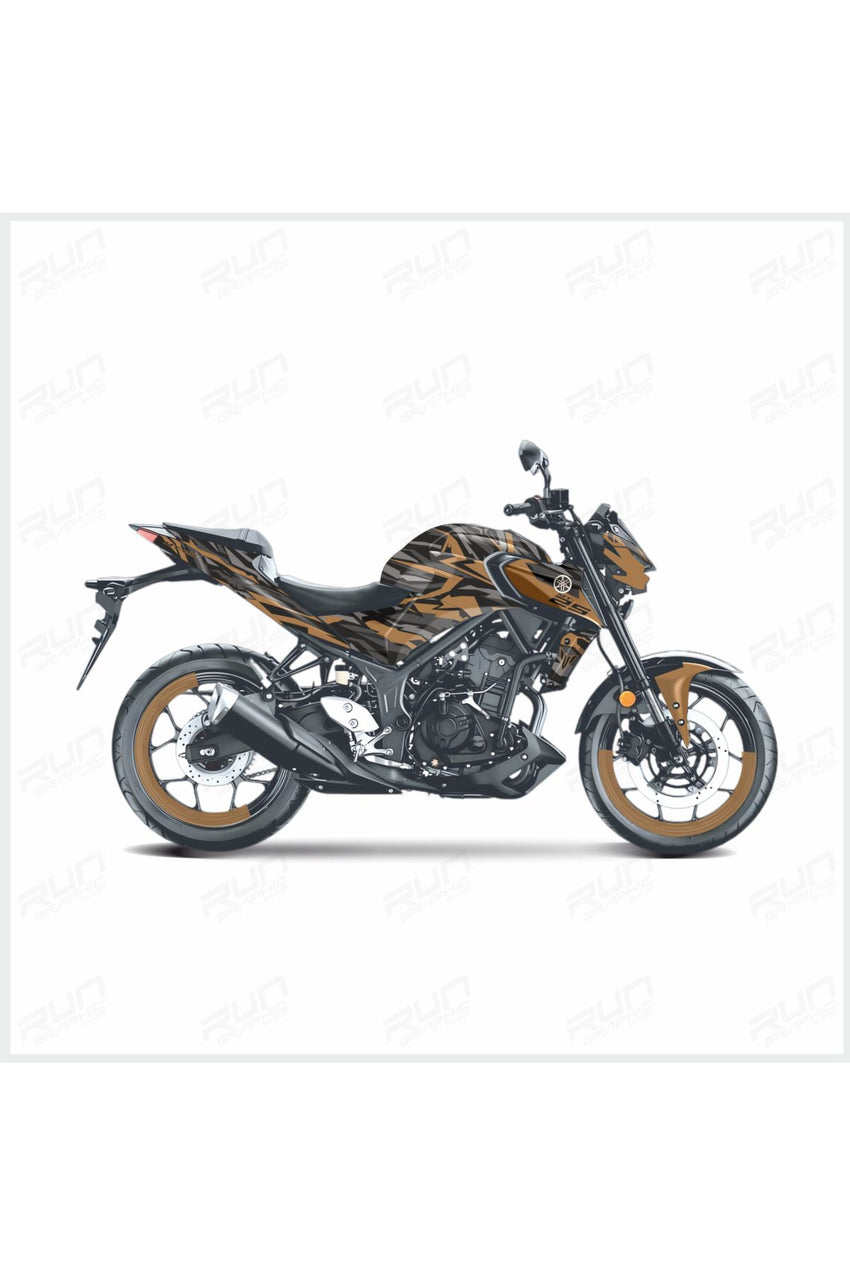 YAMAHA TRACER 700 WRITING GRAPHİC KİT STİCKER SET