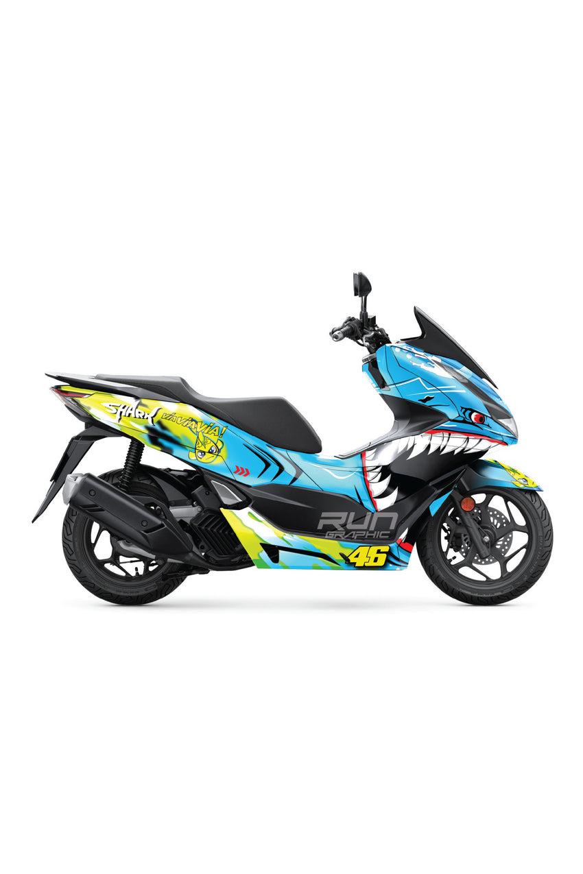 YAMAHA MT 07 2014-2017 Uyumlu ZIGZAG FULL BODY KİT STİCKER SET- JANT STİCKER-KAFA STİCKER BİRLİKTE