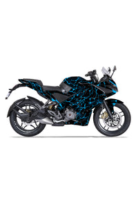 YAMAHA MT 09 uyumluSİYAH JANT İÇİ YAZILI ŞERİTLİ STİCKER