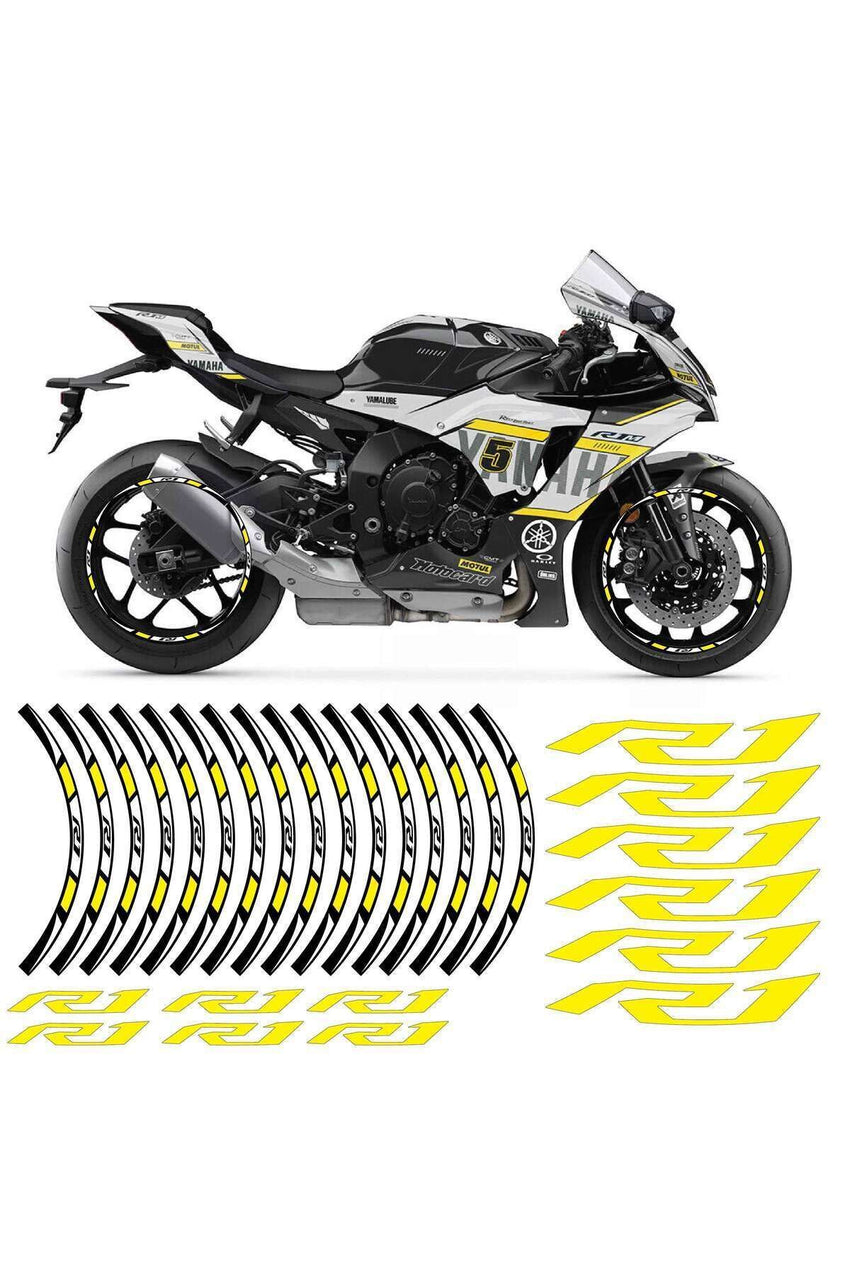 YAMAHA 2020-2024 MT 07 NEWS RAİD GRAPHİC KİT STİCKER SET