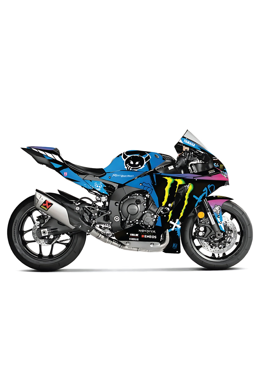 YAMAHA 2020-2024 MT 07 NEWS RAİD GRAPHİC KİT STİCKER SET