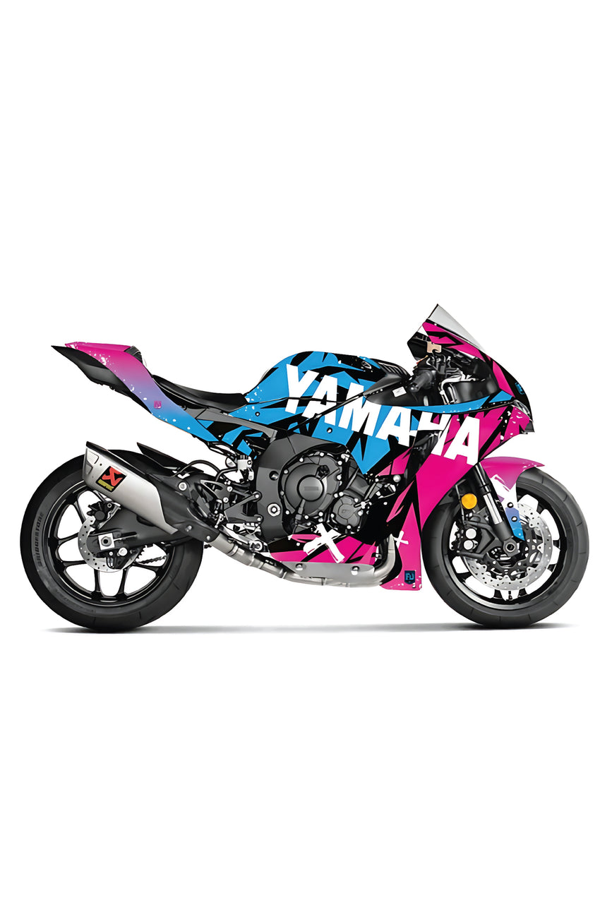 YAMAHA 2020-2024 MT 07 NEWS RAİD GRAPHİC KİT STİCKER SET