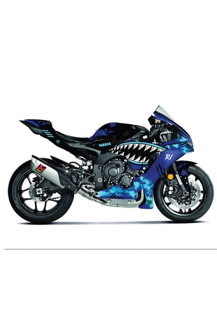 YAMAHA 2020-2024 MT 07 NEWS RAİD GRAPHİC KİT STİCKER SET