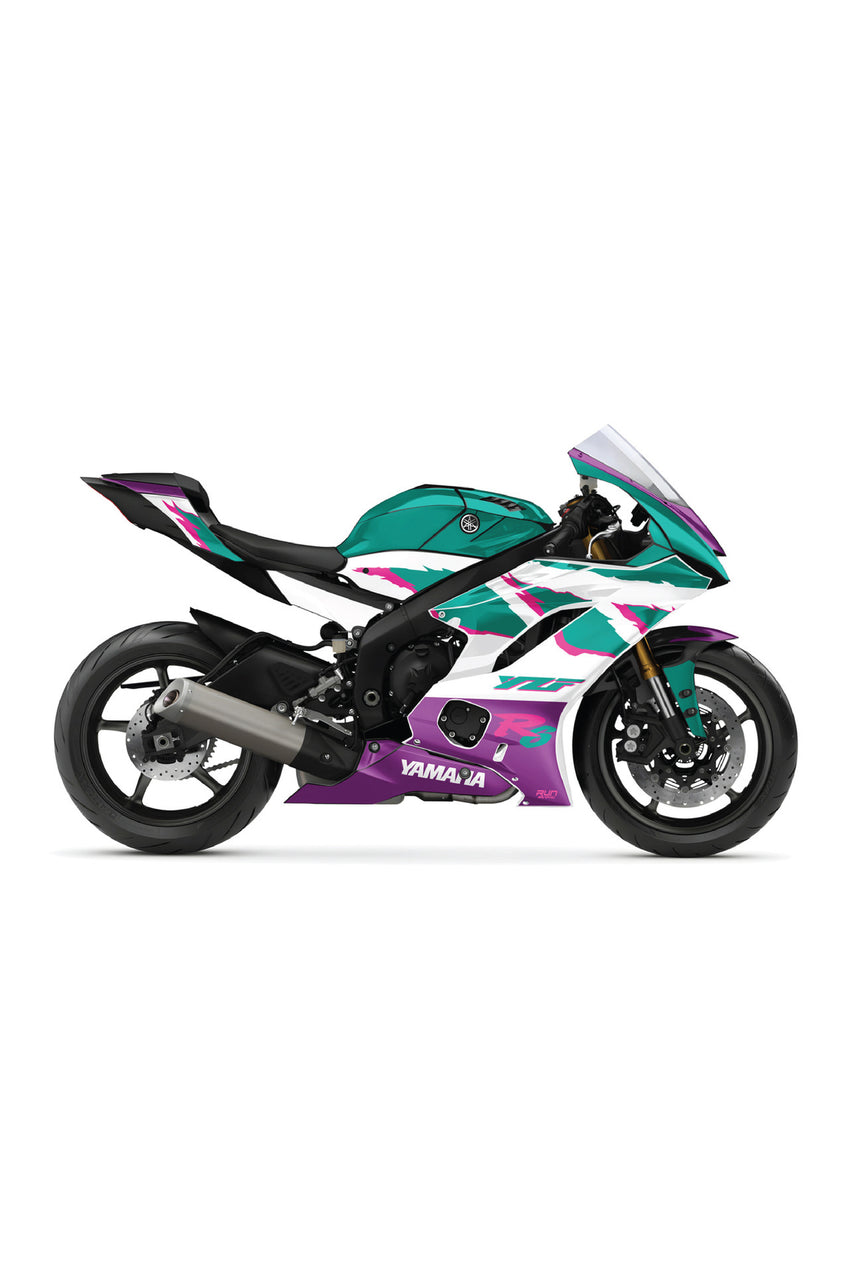 YAMAHA 2020-2024 MT 07 NEWS RAİD GRAPHİC KİT STİCKER SET