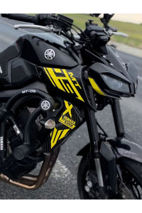 YAMAHA MT 07 GEN3 X1 GRAPHİC KİT STİCKER SET