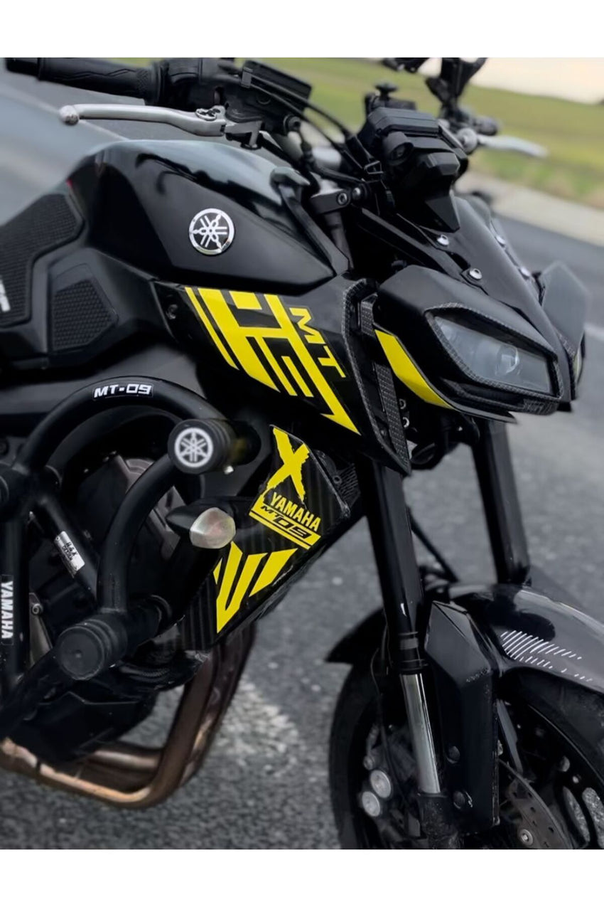 YAMAHA MT 07 GEN3 X1 GRAPHİC KİT STİCKER SET
