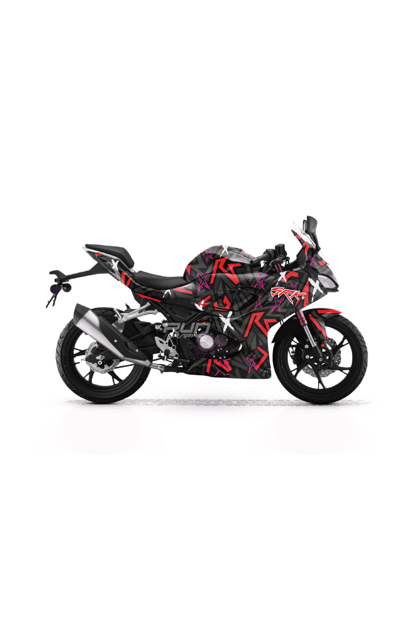 CFMOTO NK250 FLASH DESİNG FULL BODY KİT STİCKER SET