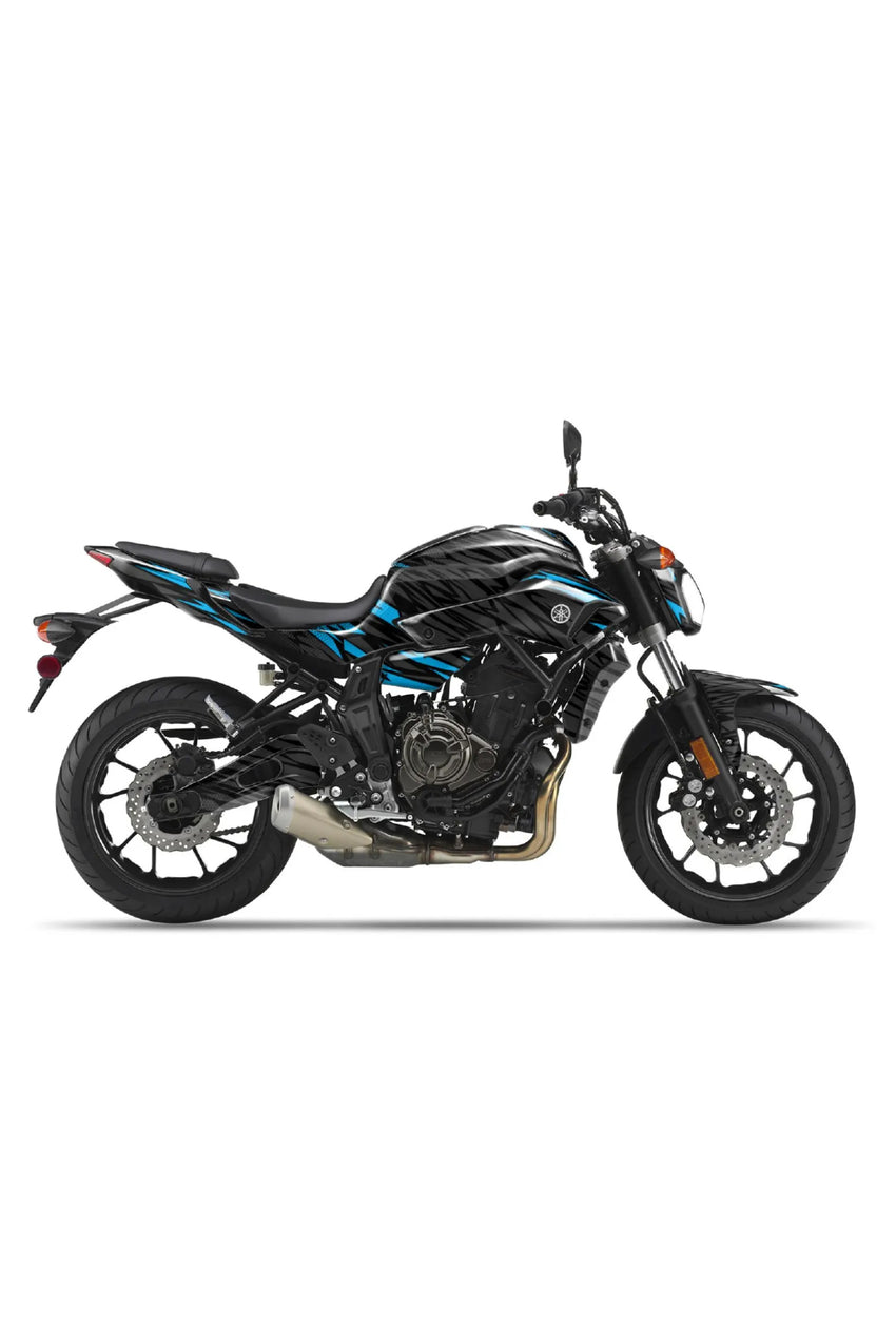 YAMAHA MT09 2017-2020 Uyumlu MOTOSİKLET RADYATÖR KAPAK AİR STİCKER MODELİ MDL2