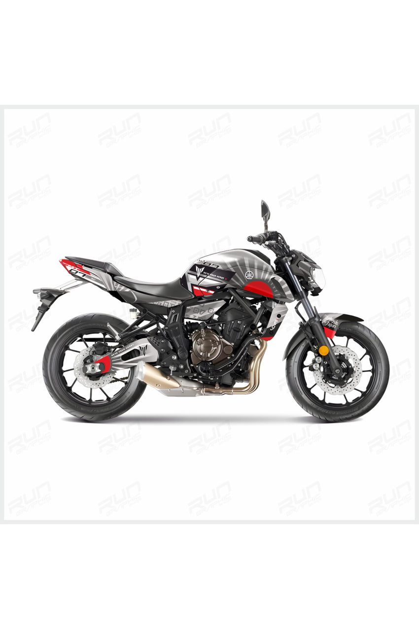 YAMAHA MT09 SP 2017-2020 Uyumlu MOTOSİKLET RADYATÖR KAPAK AİR STİCKER MODELİ MDL4