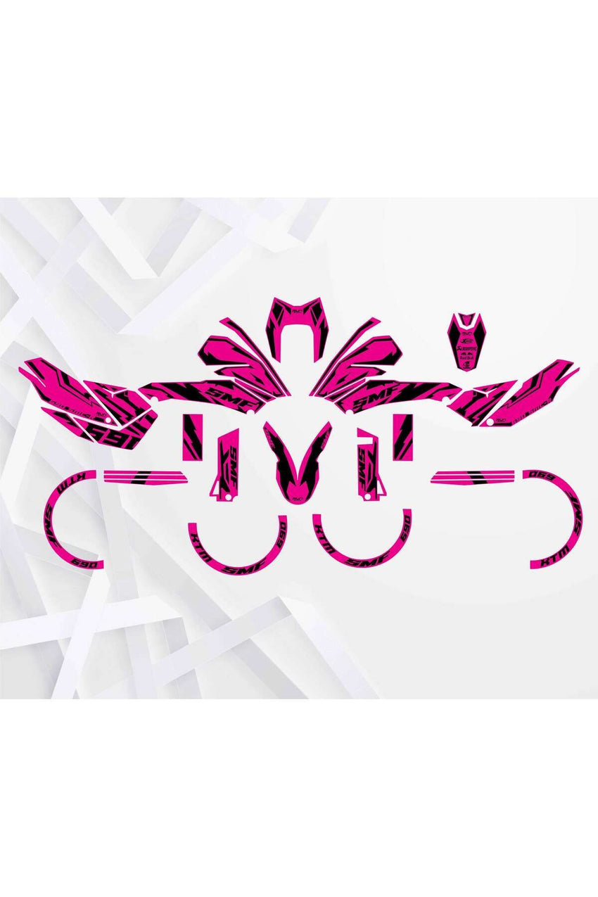 Rks Srk 125-250r Venom Graphic Kit Sticker Set