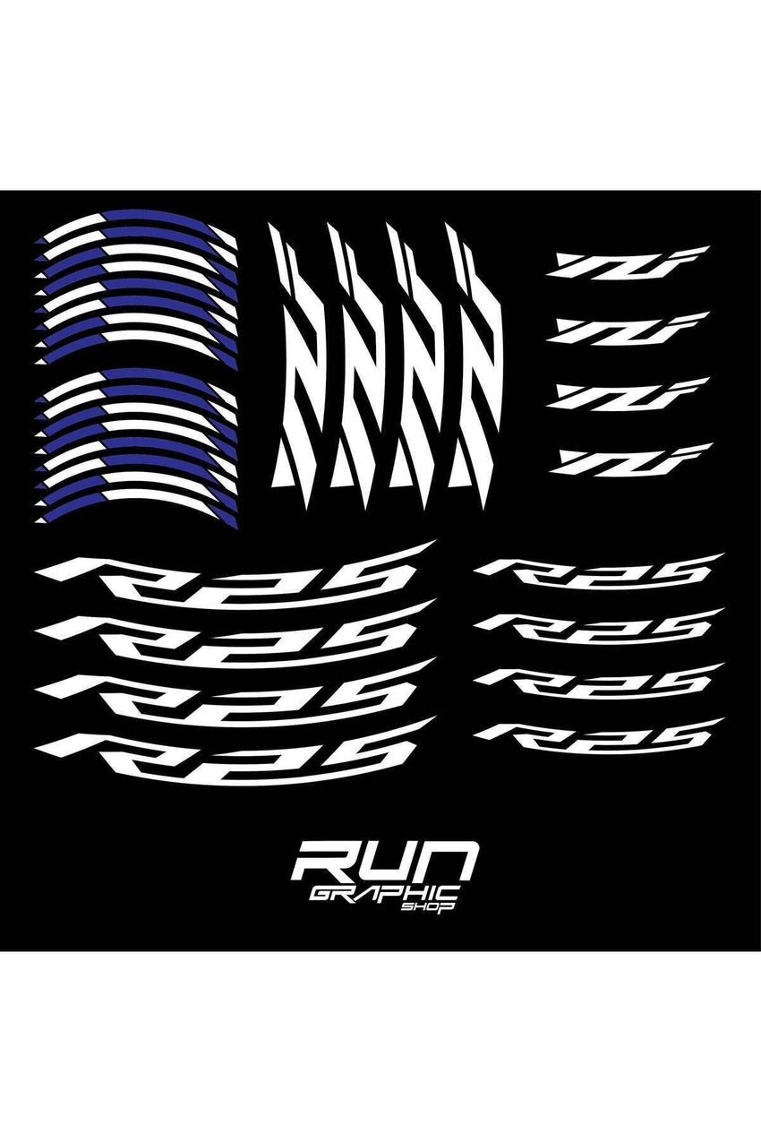 Yzf R25 Iç Dış Jant Sticker