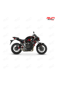 YAMAHA MT 07 2020-2023 HOLOGRAM STİCKER SET JANT İÇİ YAZILI Uyumlu