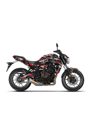 YAMAHA MT-07 2018-2019 PEMBE STİCKER SET