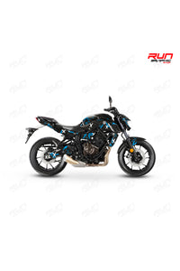 YAMAHA MT 07 2020-2023 HOLOGRAM STİCKER SET JANT İÇİ YAZILI Uyumlu