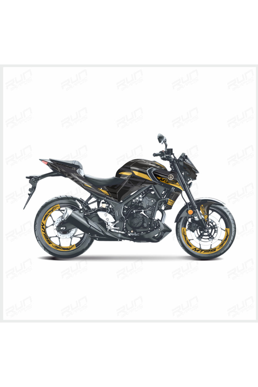 YAMAHA MT25 2014-2018 KARMA FULL BODY KİT STİCKER SET