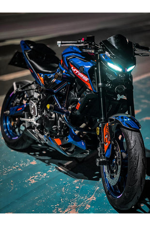 YAMAHA MOR JANT ŞERİDİ STİCKER Uyumlu