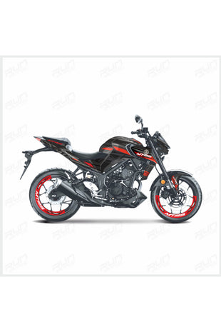 MT 09 2014-2017 MAVİ DEPO STİCKER Uyumlu