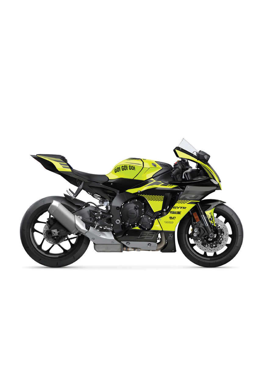 Mt-07 Neon Yeşil Depo Ram Air Sticker