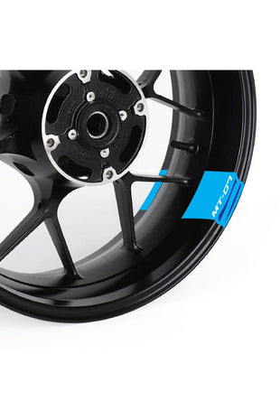 MT 07 2018-2019 Uyumlu RACE BLUE MAVİ RADYATÖR STİCKER