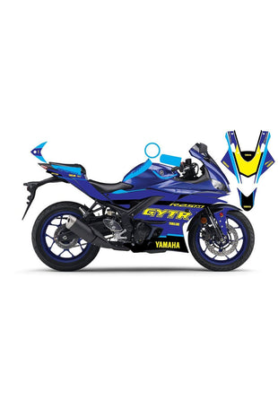 DUCATİ MAVİ JANT ŞERİDİ JANT İÇİ YAZILI STİCKER