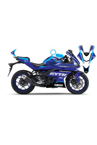 YAMAHA YZF R25 2014-2018 MAVİ MDL3 FULL KAPLAMA BODY KİT
