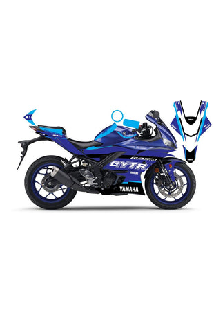 YAMAHA YZF R25 2014-2018 MAVİ MDL3 FULL KAPLAMA BODY KİT