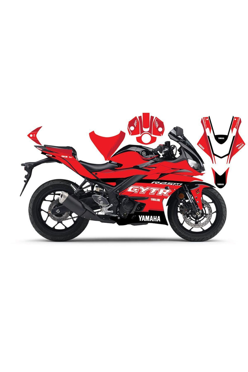 YAMAHA YZF R25 2014-2018 MAVİ MDL3 FULL KAPLAMA BODY KİT