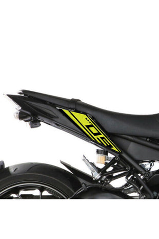 Mt07-600rr-r1 Ön 120 Arka 180 Ebat Uyumlu Yarım Jant Uyumlu Şeridi Siyah Toplam 4 Adet